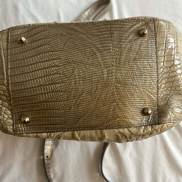 Brahmin Misha Satchel Handbag-Golden Crocodile - Picture 8 of 11